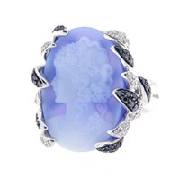 Anello Fanton Gioielli Donna ANELLI DIAMANTI in Oro bianco Agata ANOR-29-52 - ANOR-29-52